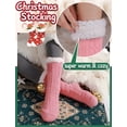 thumbnail image 2 of Calcetines Pantuflas para Mujer EBMORE en Forro Polar Rosado, Cálidos y Antideslizantes, 2 of 6