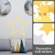 thumbnail image 3 of GOOHOCHY 100 Uds. Adhesivo acrílico para pared de estrella, pegatina de espejo para pared, decoración de pared de salón, 3 of 7