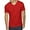 1hc04_Red, variant on Hat and Beyond Men's Short Sleeve Premium Solid Cotton V Neck T-Shirts