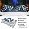 thumbnail image 4 of Kdxio Dental Print Front Windshield Sun Shade,Folding Auto Sunshade for Car Truck SUV-Small, 4 of 7