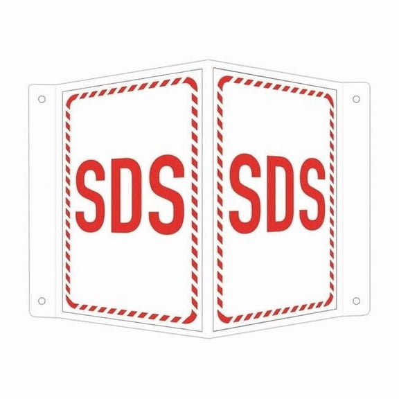 Lyle Safety Sign,6 in x 7 1/2 in,Aluminum LCVB-0028-RA_4x6