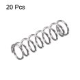 thumbnail image 2 of Unique Bargains 7mmx0.8mmx25mm 304 Stainless Steel Compression Spring 17.2N Load Capacity, 20pcs, 2 of 5