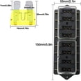 thumbnail image 3 of Caja de fusibles de cuchilla automática de 8 vías, portafusibles de cuchilla estándar universal, fusible de cuchilla para automóviles, barcos, triciclos - 12 V/24 V, 3 of 5