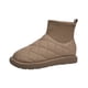 thumbnail image 5 of Botas de nieve de invierno para mujer, botas de mujer, botines antideslizantes cálidos a la moda para invierno, senderismo, senderismo al aire libre Camello Color 36 SM SunniMix botas de nieve, 5 of 8