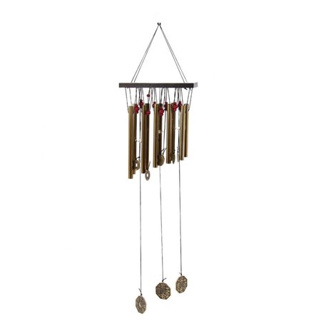 Wood Windchimes Wind Chime Metal 10 Tubes Hanging Ornament Garden Home Decor
