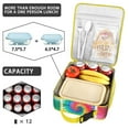 thumbnail image 4 of Tie Dye Insulated Lunch Bag Box Student Reusable Lunch Bag with Water Bottle Holder Lunchbox Work Travel, 4 of 6