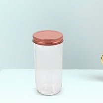 TABLZONE Tinplate Jar Lids Rose Gold Leak-Proof for Bottle Replacement 12Pcs