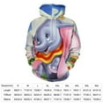 thumbnail image 2 of Dumbo Hoodie 3D Print Pullover Hooded Long Sleeve Sweatshirts Tops Blouse with Pocket for Mens Womens, 2 of 8