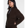 thumbnail image 4 of No Boundaries Faux Shearling Plush Pullover, Women's & Women’s Plus XXS-4X, 4 of 5