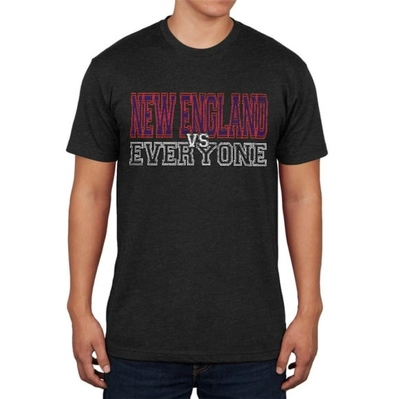New England VS Everyone Vintage Distressed Mens Soft T Shirt