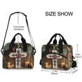 thumbnail image 3 of Lunch Bag Portable Crossbody Meal Bag Cooler Bag Insulated Lunch Bag Food Bag Handheld & Crossbody Design Christmas Cross, 3 of 6