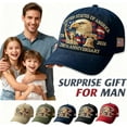 thumbnail image 5 of US 250th Anniversary Celebration Hat, Adjustable Retro Bald Eagle Patriotic Cap for Men Women,Use Embroidered Patch, 5 of 6