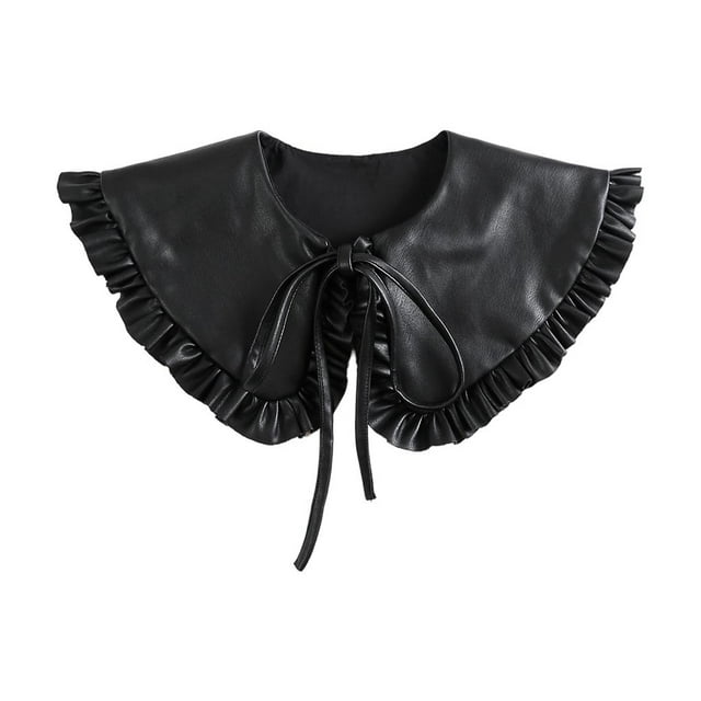 Niñas cuello solapa desmontable gargantilla bufanda chal falso cuello falso