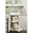thumbnail image 5 of Rev-A-Shelf 5372-18-FOG-R Contemporary 37-5/8"W Cloud Two Tier Lazy Susan Style Blind, 5 of 7