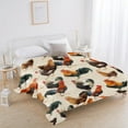 thumbnail image 2 of Gresahom Chicken Blanket, Christmas Throw Blanket Gifts for Holiday, Rooster Hen Blanket for Adults Girls, Farm Chicken Blanket for Birthday Baby Shower Lightweight Soft Cozy Flannel Blanket(30"x40"), 2 of 7