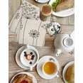 thumbnail image 4 of Farmhouse Dandelion Kitchen Dish Towels for Drying Dishes Set of 4, Spring Modern Minimalist Country Flower Waffle Weave Microfiber Hand Tea Bathroom Towels Quick Dry & Absorbent Towel 15.7x23.6, 4 of 7