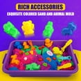 thumbnail image 3 of Sensory Bin Asoxt para niños, niñas y niños, juguete con caja de arena, 1,8 kg de arena, 3 of 7