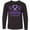 AB-Black, variant on Inktastic Epilepsy Awareness Month Ribbon Long Sleeve Youth T-Shirt