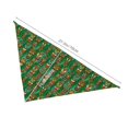 thumbnail image 3 of Naloa Mask And Palm Leaves Dog Bandanas 1PC Washable Triangle Dog Scarfs Premium Durable Fabric, for Small Medium Large Dogs and Cats, 3 of 6