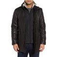thumbnail image 1 of Chaqueta de piel para hombre Marc New York Marrón Pequeña, 1 of 4