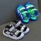 thumbnail image 3 of Sandalias de verano para niños, zapatos antideslizantes para cubrir la cabeza, zapatos de playa con parte inferior de PVC, calzado deportivo para niños grandes para bebés, 3 of 5