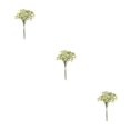 thumbnail image 3 of Wosthever Flores de sujeción artificiales Ramo de flores Ramos falsos de cena Arreglo de guirnalda Decoración de boda Verde Type1 NO1, 3 of 6