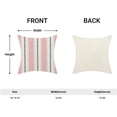 thumbnail image 5 of Hot Pink Blue Summer Outdoor Pillow Covers 16 x 16 Inch,Boho Polka Dots Striped Decor Throw Pillows for Couch Bed,Geometric Modern Farmhouse Decorative Pillowcase Linen Cushion Cover Set of 2, 5 of 6