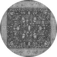 thumbnail image 1 of Ahgly Company Indoor Round Persian Gray Traditional Area Rugs, 7' Round, 1 of 1