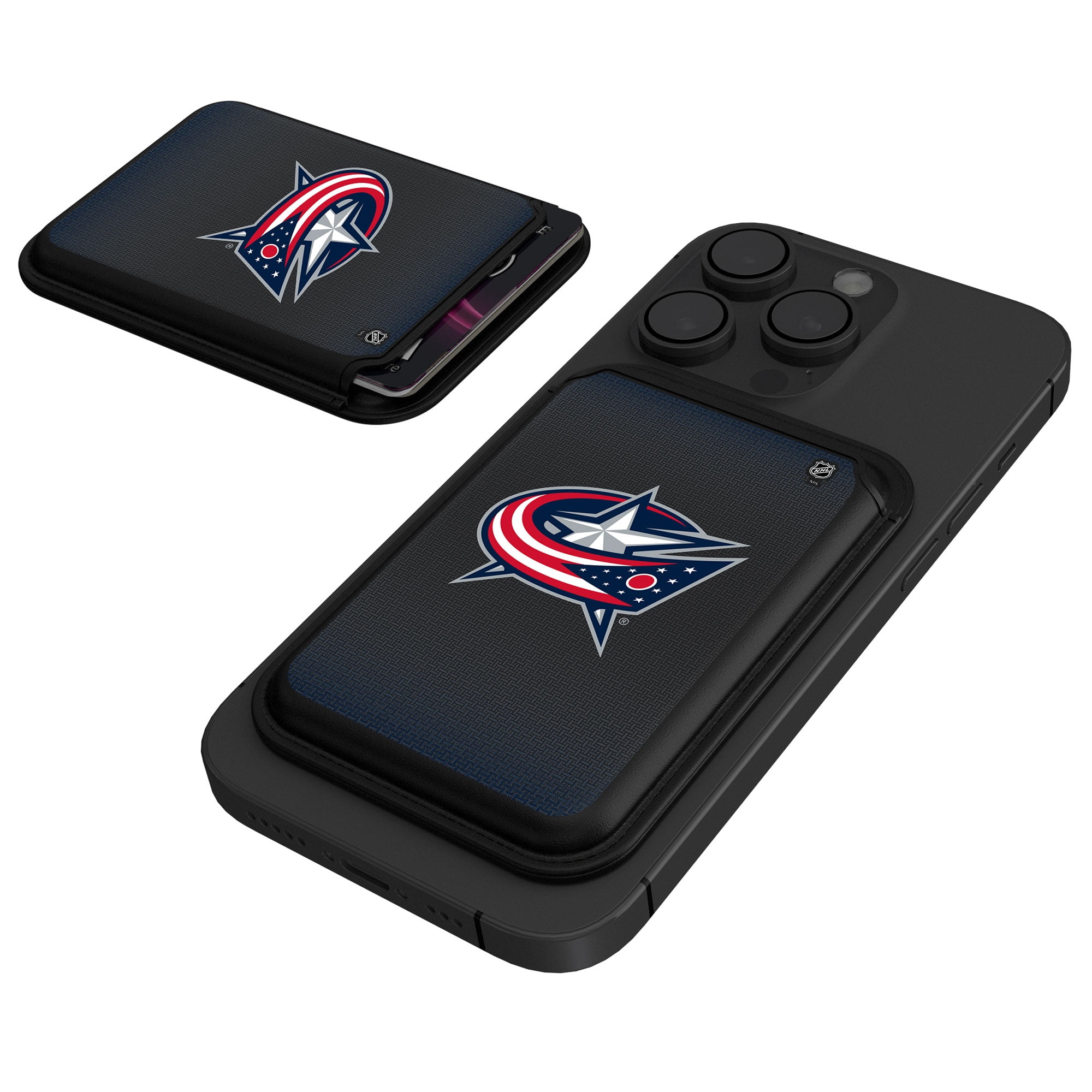 Keyscaper Columbus Blue Jackets Magnetic Credit Card Wallet