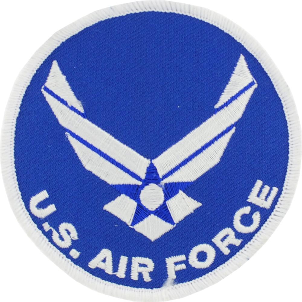 U.S. Air Force Wings Logo Patch Blue & Gray 3