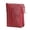 Red, variant on Soft Leather Wallet for Women and Men Small Bifold Coin Purse Double Zipper Card Holder with RFID Blocking (Black)