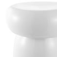 thumbnail image 6 of SAFAVIEH Millia 15" Modern Solid Ceramic Garden Stool, White, 6 of 7