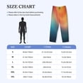 thumbnail image 4 of KLL yellow orange and teal Mens Pajama Pants for Men,Mens Lounge Pants,Funny Gifts for Men,Men's Pajama Bottoms-X-Large, 4 of 6