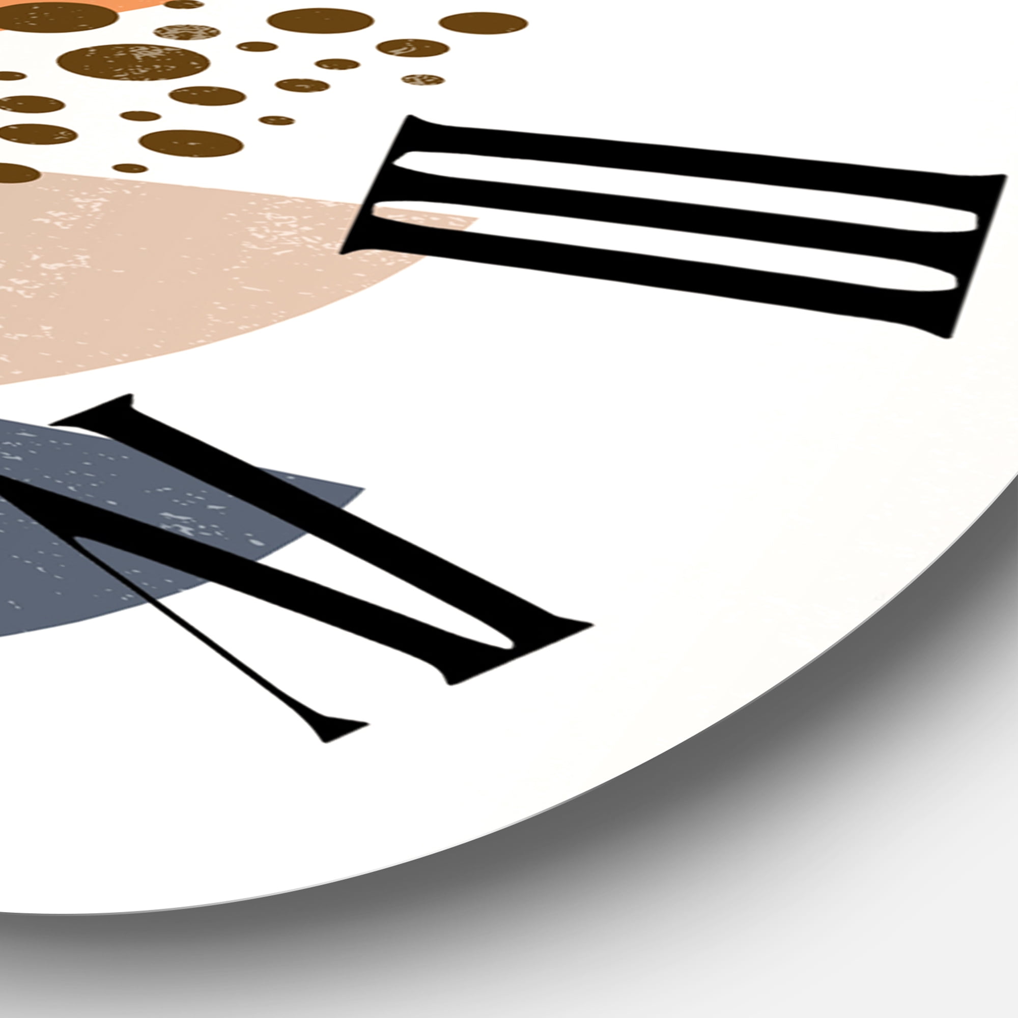 Designart 1 in Modern,Contemporary Wall Clock