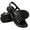 Black, variant on Vintage Braided Flat Sandals for Women Gladiator Slingback Ankle Strap Strappy Sandals Roma Open Toe Boho Sandals Summer Beach & Dressy Slide