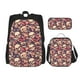 thumbnail image 1 of Easygdp Skull rock record artist Mochila para Niños y Niñas con Set de Caja de Almuerzo y Estuche para Lápices 3 en 1, Mochila Escolar Estampada para Adolescentes, 1 of 7