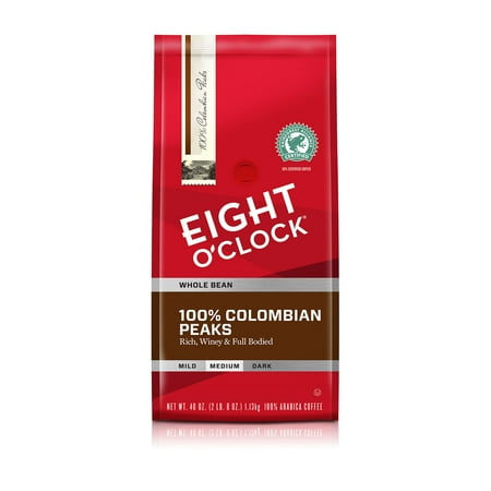 Eight Oclock Whole Bean Colombian Coffee, Medium Roast (40 Oz.)