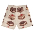 thumbnail image 7 of FORMRS Boys Swim Trunks Quick Dry Mesh Liner Boardshorts Sizes XS-XL, Pink Cakes, 7 of 7