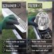 thumbnail image 5 of Rostfria metallrännfilter för att hålla avloppet rent Stoppar löv och skräp Lämplig för 76 mm ID-rör, 5 of 5