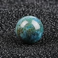 thumbnail image 1 of Firefly Hope 2 Pcs 1.18 Inch Banded Quartz Crystal Sphere, Feng Shui Chakra Aura Decor for Home Desk & Collection, Dark Green Agate, 1 of 5