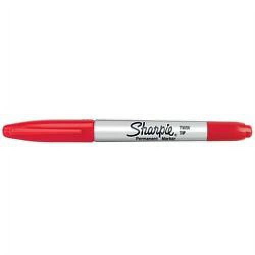 918871-1 Sharpie Permanent Marker, Red, Marker Tip Fine, Barrel