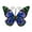 Blue (1PC), variant on 1 Piece Metal Butterfly Wall Decor Art Outdoor Outside Indoor Garden Patio Yard Fence 3D Colored Metal Butterflies Sculpture Wall Art / Outdoor Wall Decor