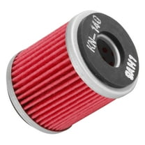 K&N Motorcycle Oil Filter: High Performance, Premium, Designed to be used with Synthetic or Conventional Oils: Fits Select Yamaha Motorcycles, KN-140