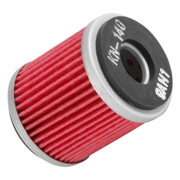 K&N Motorcycle Oil Filter: High Performance, Premium, Designed to be used with Synthetic or Conventional Oils: Fits Select Yamaha Motorcycles, KN-140