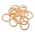 thumbnail image 1 of Moluckfu 15Ud Clip Para Llavero Redondo De Aleación De Zinc Dorado Antióxido Para Uso En Joyas Y Bolsos, 1 of 6
