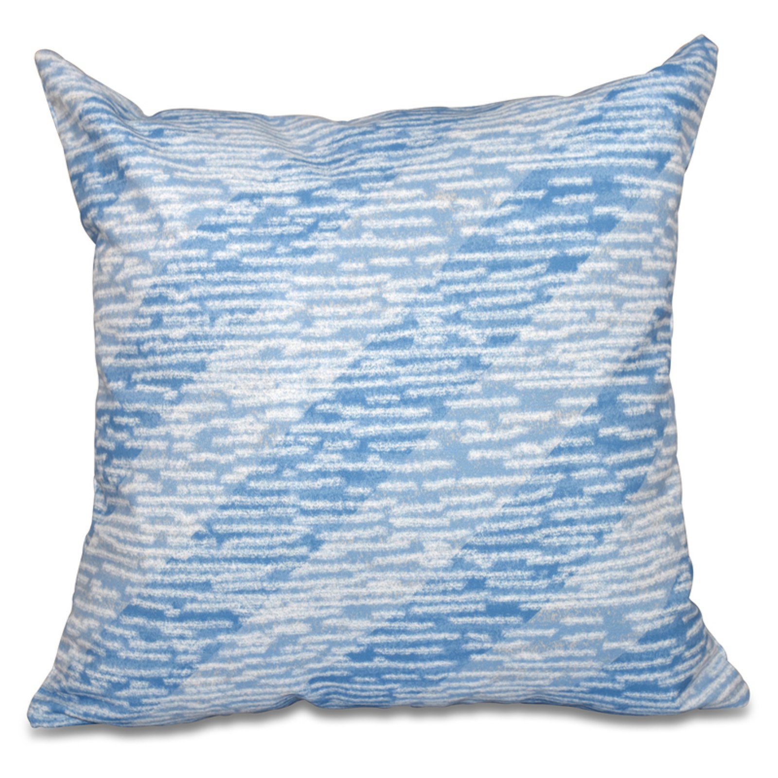 Simply Daisy 16" x 16" Marled Knit Stripe Geometric Print Pillow