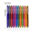 thumbnail image 3 of IROINID Back to School Supplies,School Essentials,Erasable Gel Pens 12 Colors Retractable Fine Point Erasable Pens Clicker Assorted Color Inks Make Mistakes Disappear for Drawing Writing Planner 10ml, 3 of 7