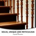 thumbnail image 3 of Worgeous 4pcs Solid Wood Small Decorative Baluster Column European Style Entry Table Decor Round Wooden Base, 3 of 8