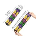 thumbnail image 5 of Bingfone Mardi Gras4 Design Patterned Men'S Women'S Casual Cotton Socks, 5 of 9