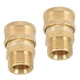 thumbnail image 3 of Adaptador NPT hembra a macho, 2 piezas de cobre puro M22 adaptador de lavadora de alta presión NPT hembra a macho diseño de clase mundial, 3 of 8